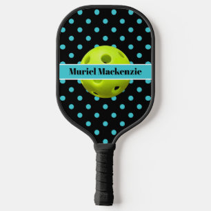 Raquette De Pickleball Princesse de Pickleball Pois turquoise, Nom