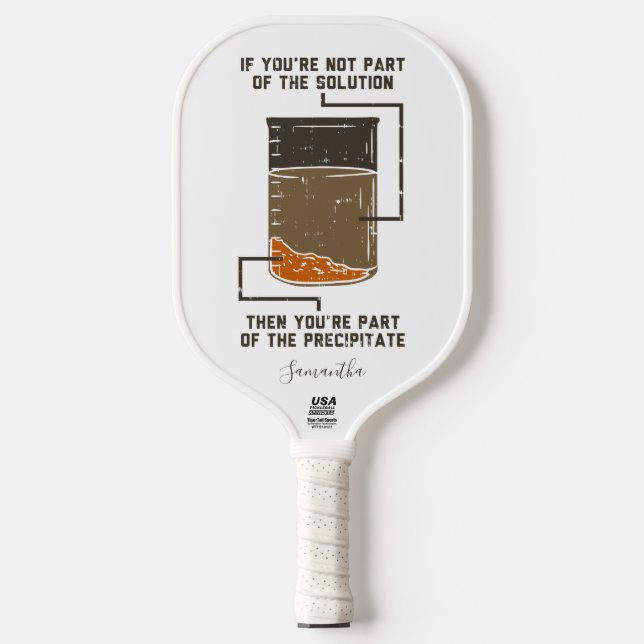 Raquette De Pickleball Professeur de chimie organique (Recto)