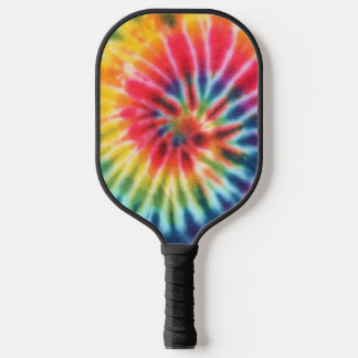 Raquette De Pickleball Psychédélique Tie Dye Vintage Retro
