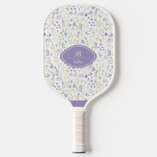 Raquette De Pickleball Purple Floral Pickleball Paddle