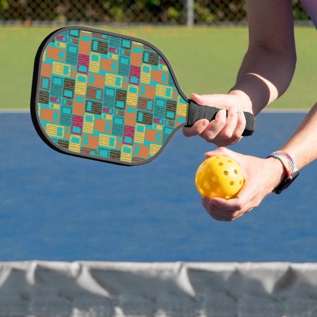 Raquette De Pickleball Rectangles interrompues (Insitu)