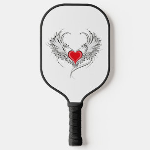 Raquette De Pickleball Red Angel Coeur avec ailes