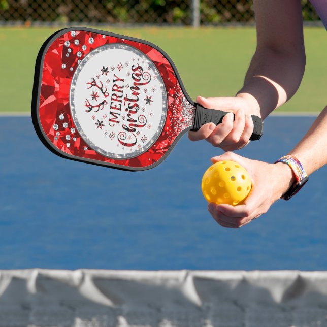 Raquette De Pickleball Red Gorgey Emerald Joyeux Noël (Insitu)