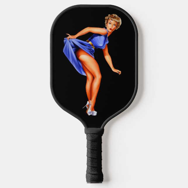 RAQUETTE DE PICKLEBALL RETRO PINKUP PICKLEBALL PICKLEBALL PADDLE (Recto)
