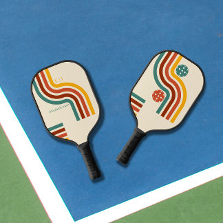Raquette De Pickleball Retro Revival : Découvrez le les années 70 avec le