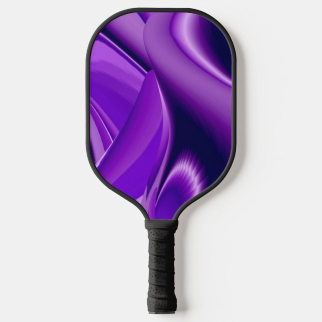 Raquette De Pickleball Rêves arc-en-ciel à fleurs violettes (Recto)