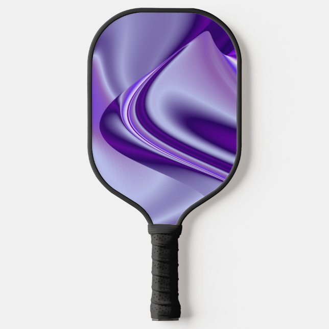 Raquette De Pickleball Rêves arc-en-ciel à fleurs violettes (Recto)
