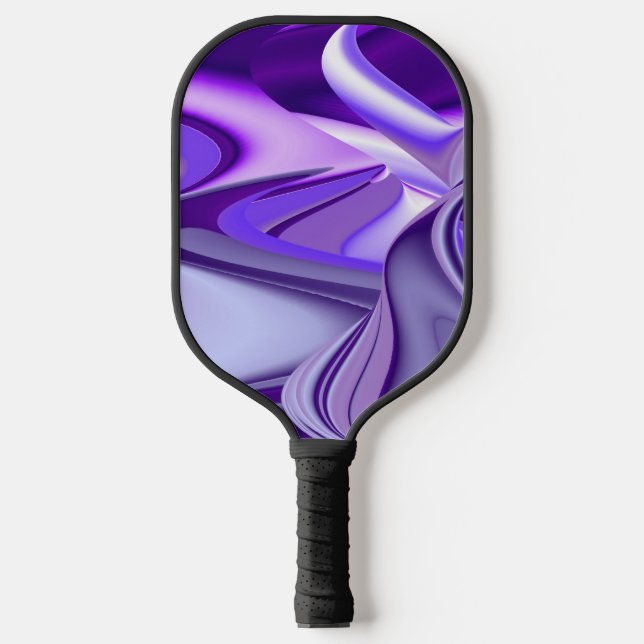 Raquette De Pickleball Rêves arc-en-ciel à fleurs violettes (Recto)