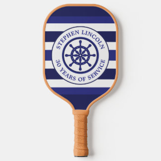 Raquette De Pickleball Roues de capitaine bleu marine années de service r