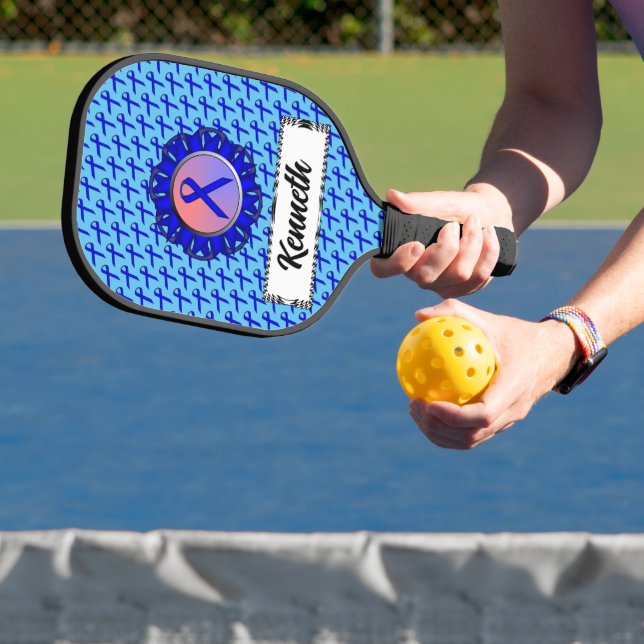 Raquette De Pickleball Ruban Blue Standard par Kenneth Yoncich (Insitu)