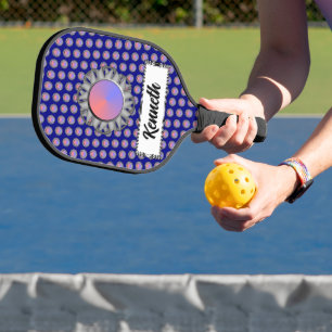Raquette De Pickleball Ruban de disque gris par Kenneth Yoncich