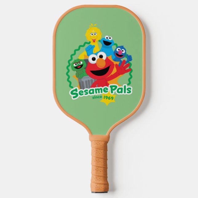 Raquette De Pickleball Rue Sésame | Sesame Pals depuis 1969 (Recto)