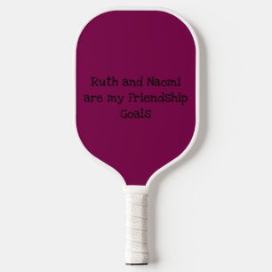 Raquette De Pickleball Ruth et Naomi Famille Choisie