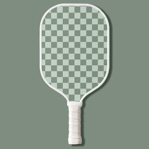Raquette De Pickleball Sage Green À damiers