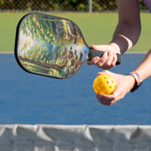 Raquette De Pickleball Scène de la nature sereine