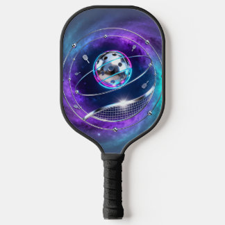 Raquette De Pickleball Sci-Fi Metallic Pickleball Core – Galaxy Orbit Pad
