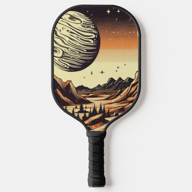 Raquette De Pickleball Sciage de paysage martien SF (1) (Recto)