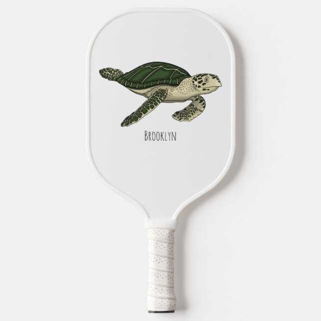 Raquette De Pickleball Sea turtle cartoon (Recto)
