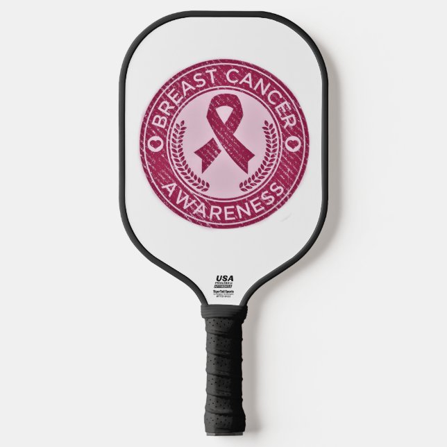 Raquette De Pickleball Sensibilisation au cancer du sein (Recto)