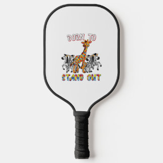 Raquette De Pickleball Sensibilisation sur l'autisme Les Garçons Sont Nés