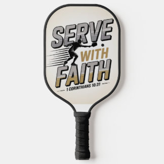 Raquette De Pickleball Serve With Faith Christian Pickleball Paddle