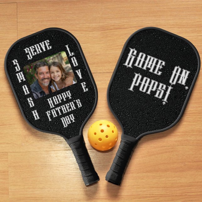 Raquette De Pickleball Servir & Smash avec amour (Créateur téléchargé)