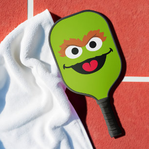 Raquette De Pickleball Sesame Street Oscar the Grouch Face