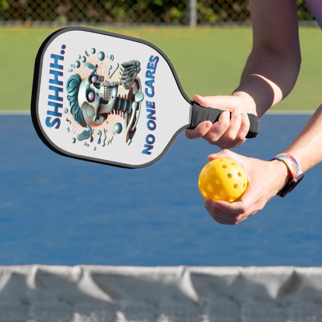 Raquette De Pickleball SHHH... Personne Ne S'Occupe De La Faucheuse Skull (Insitu)