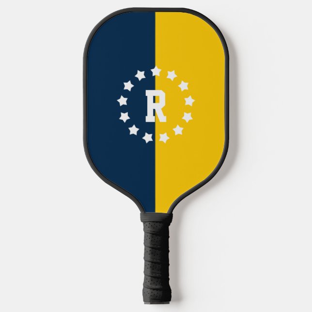 Raquette De Pickleball Signature des couleurs du collège (Recto)