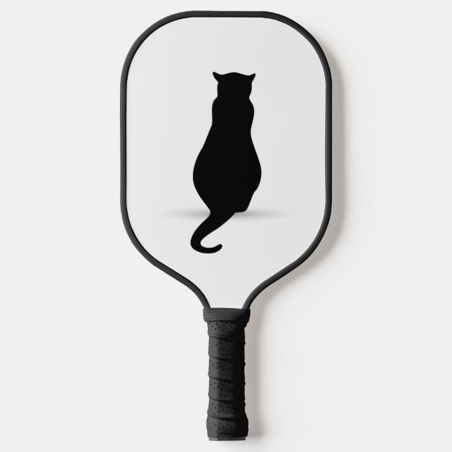 Raquette De Pickleball silhouette de chat (Recto)