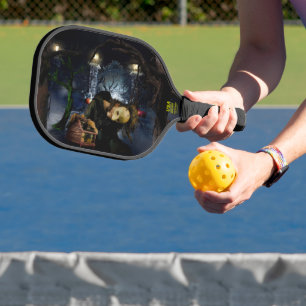 Raquette De Pickleball SlipperyJoe's éffrayant Halloween bois effrayants