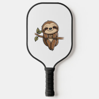 Raquette De Pickleball Sloth Cute Sloth Cute Cartoon