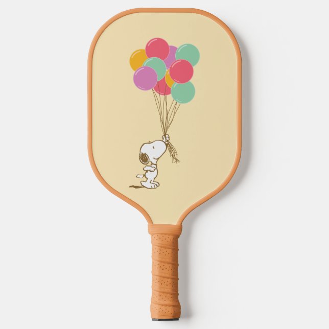 Raquette De Pickleball Snoopy et ballons (Recto)