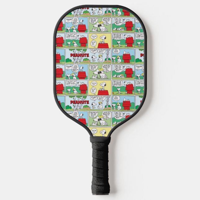 Raquette De Pickleball Snoopy et ses frères Andy & Olaf (Recto)