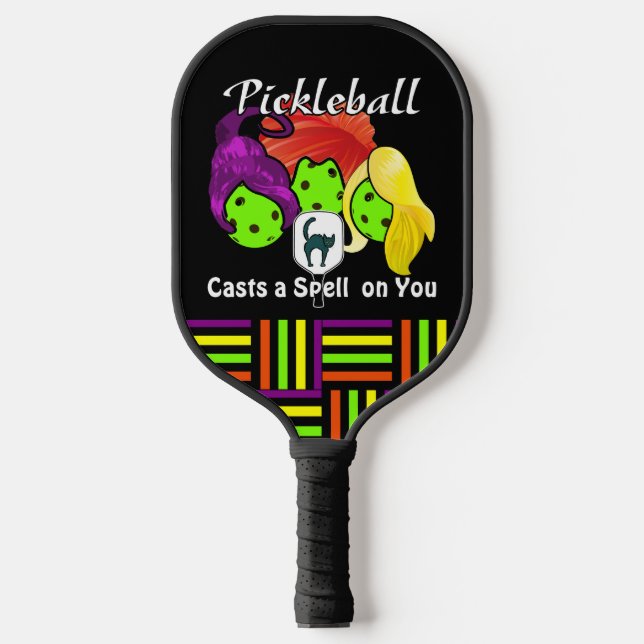 Raquette De Pickleball Soeur de Pickleball sorcières Halloween (Recto)