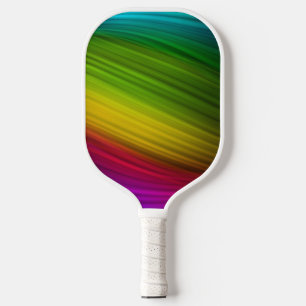 Raquette De Pickleball Spectre Impressionnant de Couleurs de Arc-en-Ciel