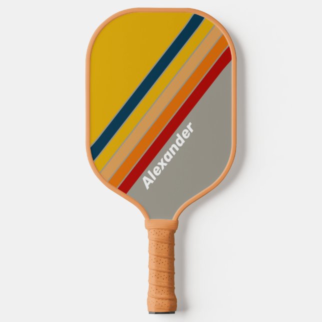 Raquette De Pickleball Sport Aurora Arcade Striped with Name (Recto)