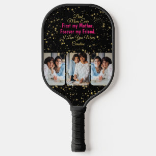 Raquette De Pickleball Sports Black Pink Meilleure Maman Jour des mères m