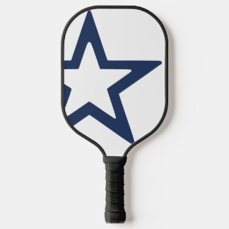 Raquette De Pickleball Star Navy - Blanc