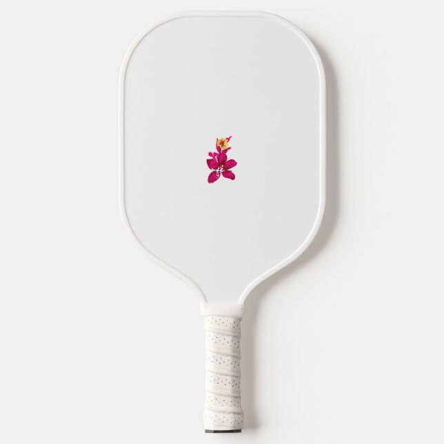 Raquette De Pickleball Style floral, ArtyClick Crimson, Or léger (Recto)