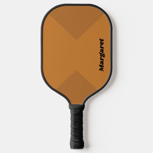 Raquette De Pickleball Stylé personnalisé nommé bronze métallique avec cu (Recto)
