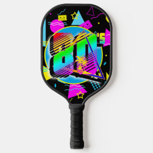 RAQUETTE DE PICKLEBALL STYLE RÉTRO VINTAGE ANCIEN DE L'ÉCOLE DES ANNÉES 8