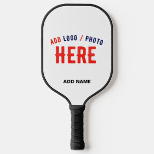RAQUETTE DE PICKLEBALL STYLISH MODERN CUSTOMIZABLE WHITE VERIFIED BRANDED