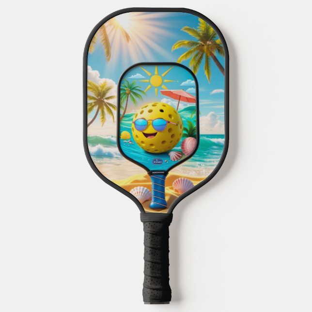 Raquette De Pickleball Summer Sun Pickleball - Bright & Beachy Paddle Des (Recto)