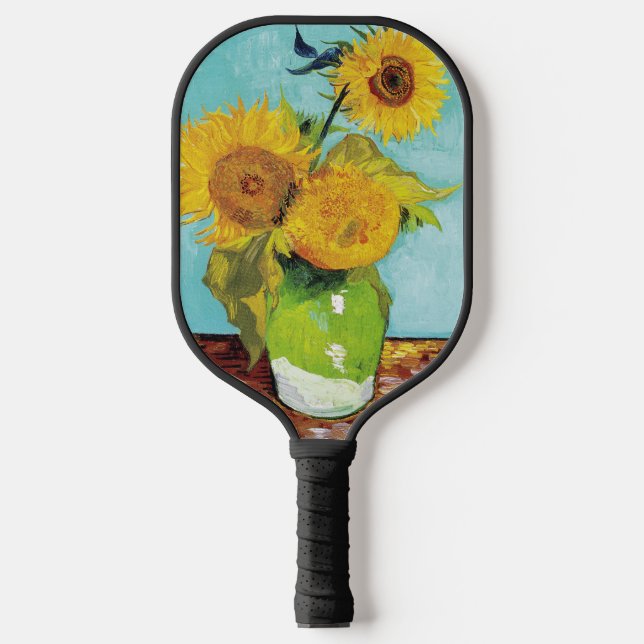 Raquette De Pickleball Sunflowers Vincent van Gogh (Recto)