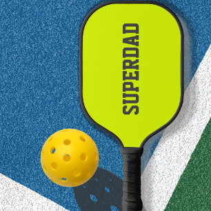 Raquette De Pickleball Super papa en jaune vif