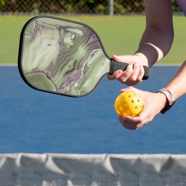 Raquette De Pickleball Superficie de la fausse couche verte (Insitu)