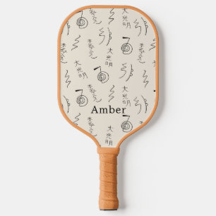 Raquette De Pickleball Symboles Reiki monogrammes Motif - Guérison Reiki