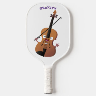 Raquette De Pickleball Sympa drôle violon personnage de dessin animé