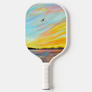 Raquette De Pickleball Tableau de la vue du traversier du matin